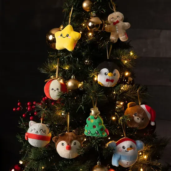 Legami Legami | Décoration de Noël en peluche Ho-Ho-Hornaments Bonhomme de neige