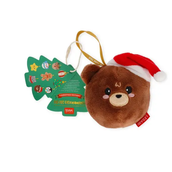 Legami Legami | Décoration de Noël en peluche Ho-Ho-Hornaments Teddy