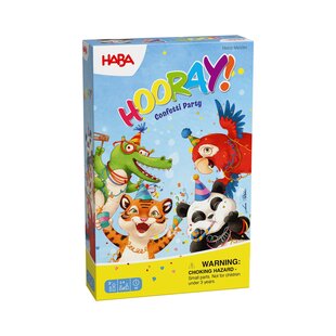 Haba | Jeu de société Hourra ! Il pleut des confettis Un jeu haut en couleur