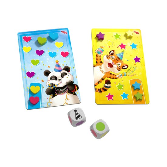 Haba Haba | Jeu de société Hourra ! Il pleut des confettis Un jeu haut en couleur