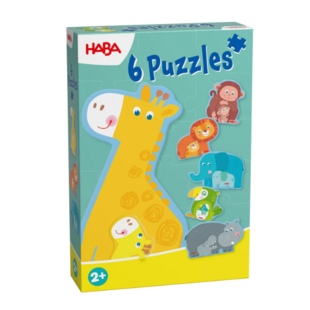 Haba | 6 premiers puzzles Famille animale