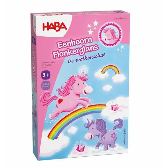Haba Jeu de dés - Licornes dans les nuages – Le jeu - Haba +3 ans
