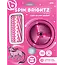 Brightz Brightz | Spin Brightz  Tube lumineux à rayons, motif rose pâle