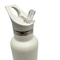 Smikkels Smikkels | Bouteille isotherme en acier inoxydable blanc 350 ml