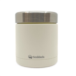 Smikkels | Thermos Contenant alimentaire en acier inoxydable Blanc