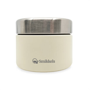 Smikkels | Contenant alimentaire en acier inoxydable blanc 420 ml