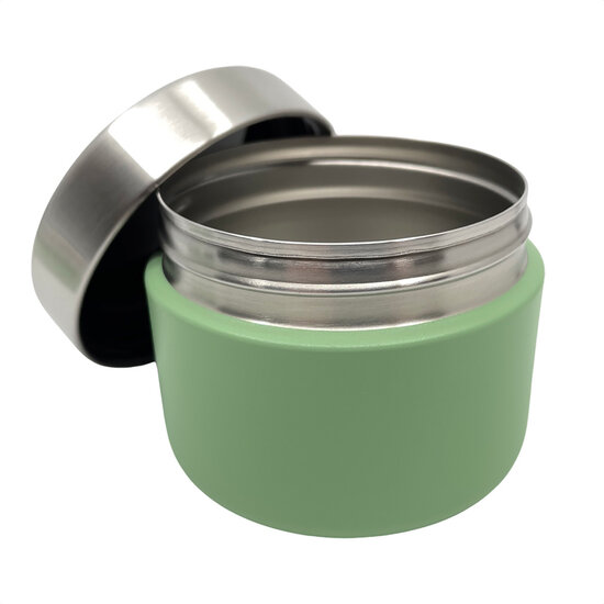 Smikkels Smikkels | Contenant alimentaire en acier inoxydable vert 420 ml