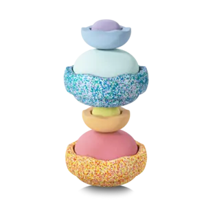 Stapelstein | Summer Rainbow Set Pastel pierres empilees 8 pièces