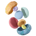 Stapelstein Stapelstein | Summer Rainbow Set Pastel pierres empilees 8 pièces