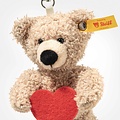 Steiff Steiff | Pendant Fynn Teddy Bear Love 12cm Beige
