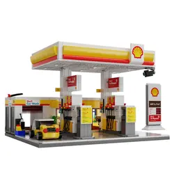 CaDA | Building Series - Shell Retail Station 1309 pièces