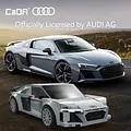 CaDA CaDA | 1:24 Car Series - Audi R8 Coupé  2019 199 pièces Échelle 1:24