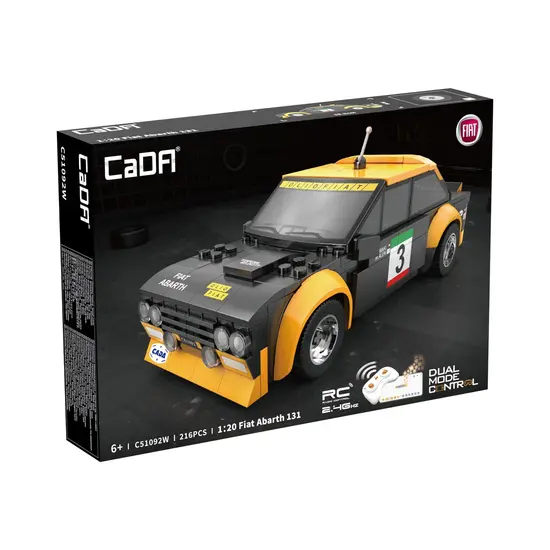 CaDA CaDA | 1:20 Smart Chassis - Fiat Abarth 131 216 pièces Échelle 1:20