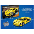 CaDA CaDA | Pull Back Series - Lightning Sport Car 357 pièces Échelle 1:18