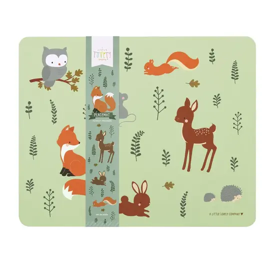 A Little Lovely Company A Little Lovely Company | Set de table Les amis de la forêt