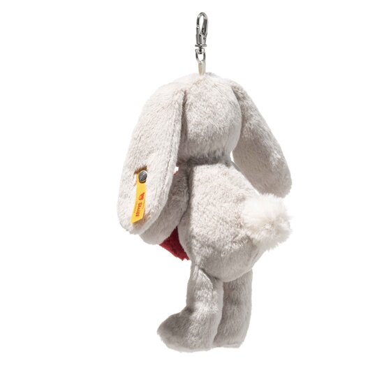 Steiff Steiff | Pendant Hoppie rabbit Love, 15 cm Light Grey
