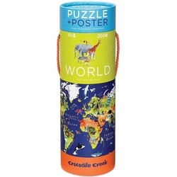 Crocodile Creek puzzle Animaux du monde 200 pièces