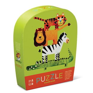 Crocodile Creek mini puzzle Jungle Friends 12pcs