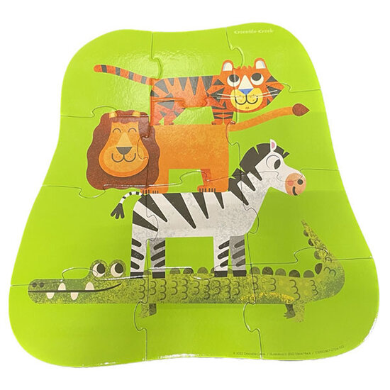 Crocodile Creek Crocodile Creek mini puzzle Jungle Friends 12pcs