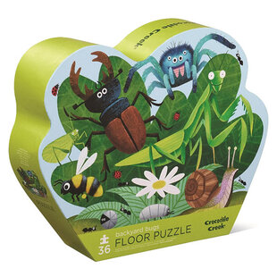 Crocodile Creek | Shaped box puzzles, 36 pièces - Insectes