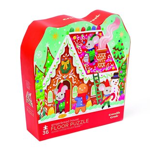 Crocodile Creek Puzzel Maison en pain d'épices 36 pièces
