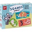 APLI APLI |  3 jeux d'animaux (Puzzle, Mémoire, Domino)