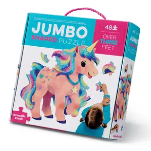 Crocodile Creek | Jumbo Shaped Puzzle, 48 pièces - Licorne