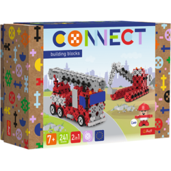 Connect | Blocs de construction M Camion de pompiers / Pelle mécanique à chenilles 241 pièces