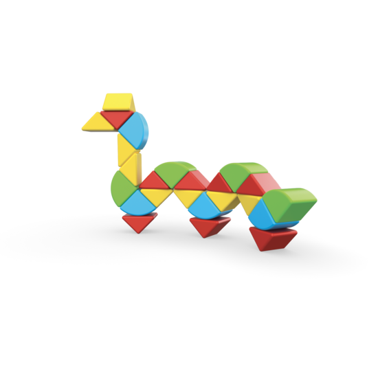 Geomag Geomag | Magicube Blocs recyclés en couleur Cristal 24 pièces