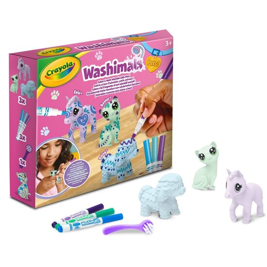 Crayola Crayola | Washimals 3St Pastel Pets