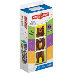 Geomag | Magicube Mix & Match Animaux 3 pièces