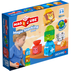 Geomag | Blocs empilables Magicube Safari, 10 pièces