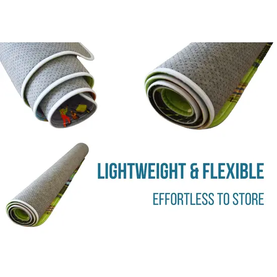 Mats & Joy Mats & Joy | Tapis de jeu Jungle Safari Fleece 130 x 180 cm