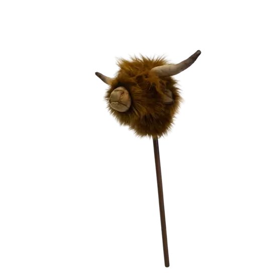 Wild & Soft Wild & Soft | Petit animal sur bâton Vache des Highlands