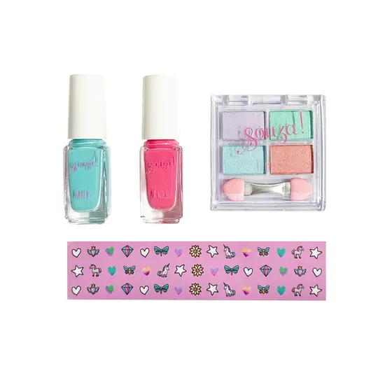 Souza Souza | Set de maquillage yeux et ongles Licorne