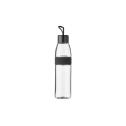 Mepal | Bouteille Ellipse Nordic Black Noir/Transparent 700 ml