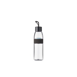 Mepal | Bouteille Ellipse Nordic Noir Noir/Transparent 500 ml