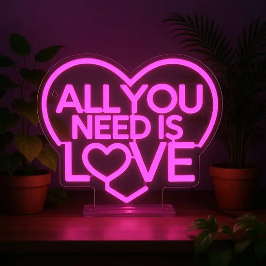 Legami Legami | Lampe LED effet néon - All You Need is Love - It's a Sign