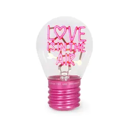 Legami | Lampe de table décorative en forme d'ampoule - Love is in the Air - Bulb Fiction