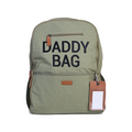 Childwood - Childhome Childhome | Sac à langer Backpack Daddy Bag Canvas Kaki + matelas à langer