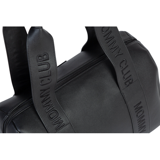 Childwood - Childhome Childhome | Sac à langer Mommy Club Noir Simili Cuir