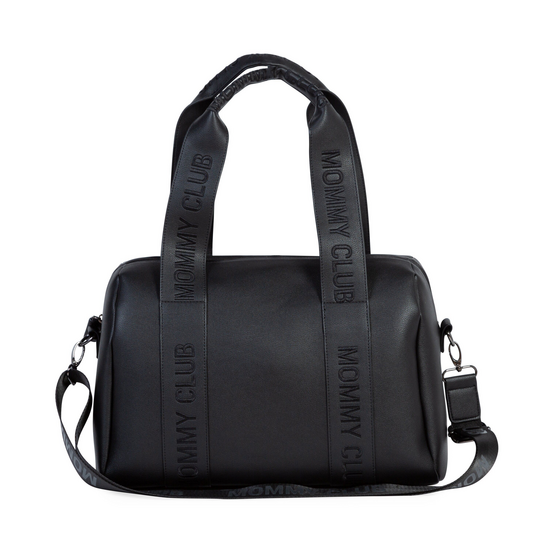Childwood - Childhome Childhome | Sac à langer Mommy Club Noir Simili Cuir