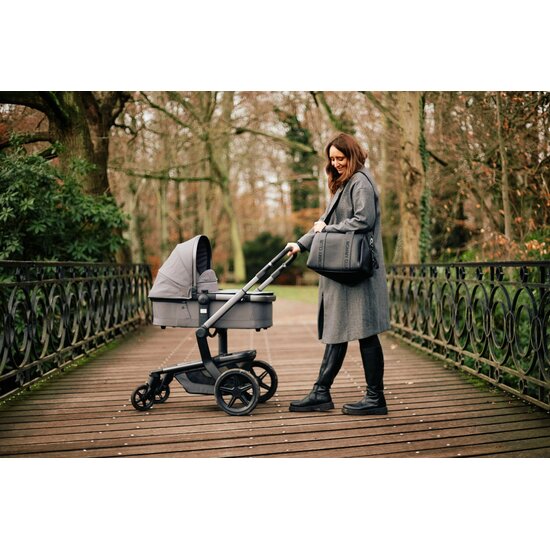 Childwood - Childhome Childhome | Sac à langer Mommy Club Noir Simili Cuir