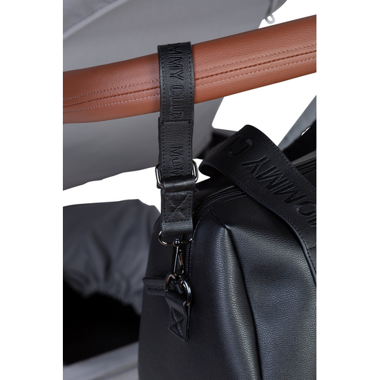 Childwood - Childhome Childhome | Sac à langer Mommy Club Noir Simili Cuir