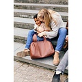 Childwood - Childhome Childhome | Sac à langer Mommy Club Simili cuir marron foncé