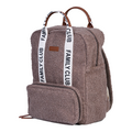 Childwood - Childhome Childhome | Sac à langer Family Club Sac à dos Signature Teddy Doux Marron