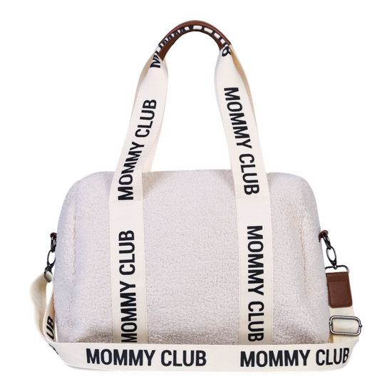 Childwood - Childhome Childhome | Sac à langer Mommy Club Signature Teddy Écru
