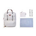 Childwood - Childhome Childhome | Sac à langer Family Club Sac à dos Signature Teddy Écru