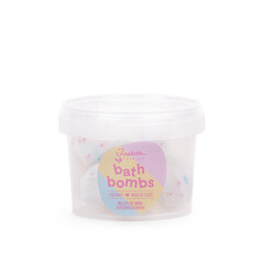 Isabelle Laurier | Bonbons effervescents pour le bain Arc-en-ciel Noix de coco Blanc