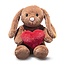 Steiff Steiff | Hoppie Rabbit Love 16cm Light Brown
